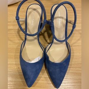 Baby Blue Marc Fisher Suede Pumps